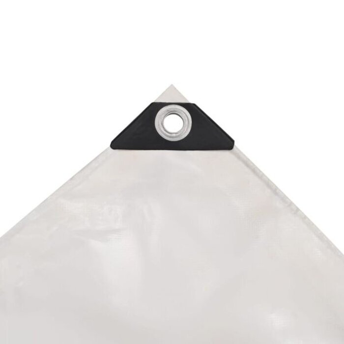 Vidaxl Bâche de protection PVC 4x6 m - Blanc - Jusqu'à -30%