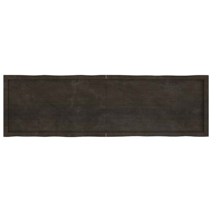 Vidaxl Plateau de table en chêne massif bords naturels 180x50cm - Jusqu'à -33%