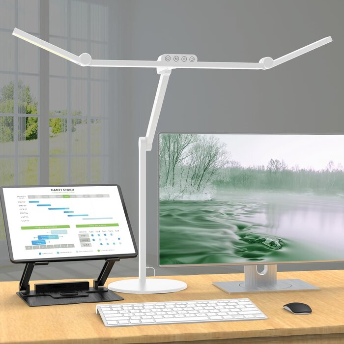 Lampe de bureau LED ergonomique 24W - Jusqu'à 34% de réduction