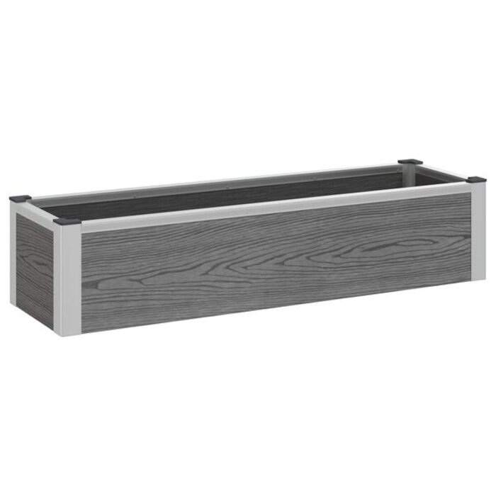 Vidaxl Jardinière surélevée en WPC et aluminium - 100cm - Jusqu'à 34% de remise