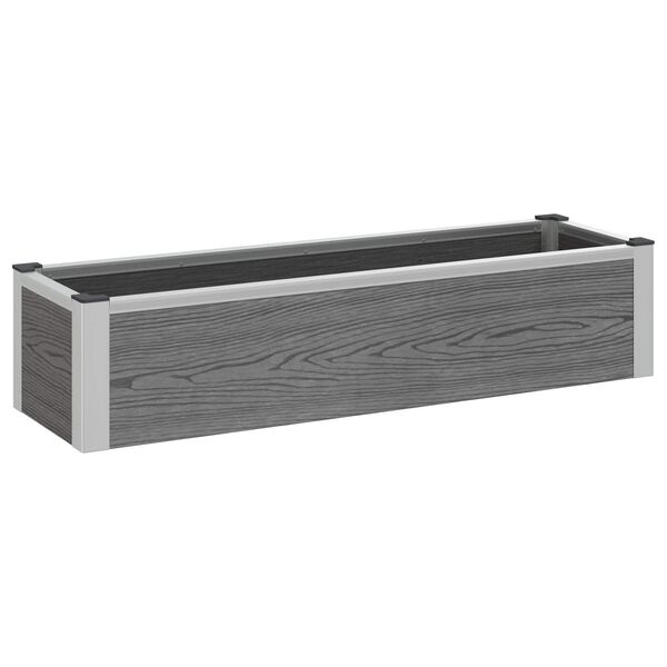 Vidaxl Jardinière surélevée en WPC et aluminium - 100cm - Jusqu'à 34% de remise
