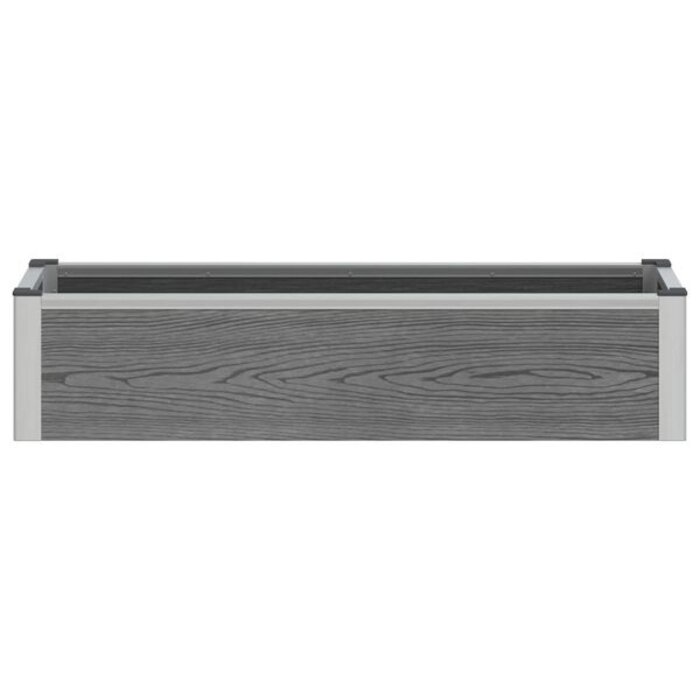 Vidaxl Jardinière surélevée en WPC et aluminium - 100cm - Jusqu'à 34% de remise