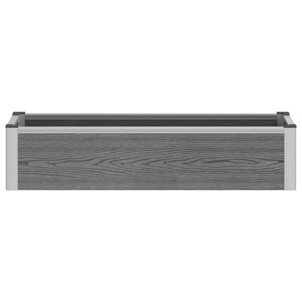 Vidaxl Jardinière surélevée en WPC et aluminium - 100cm - Jusqu'à 34% de remise