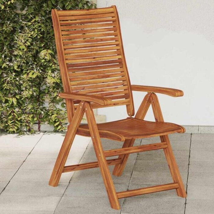 Vidaxl Lot de 2 chaises de jardin pliantes en acacia jusqu'à -35%