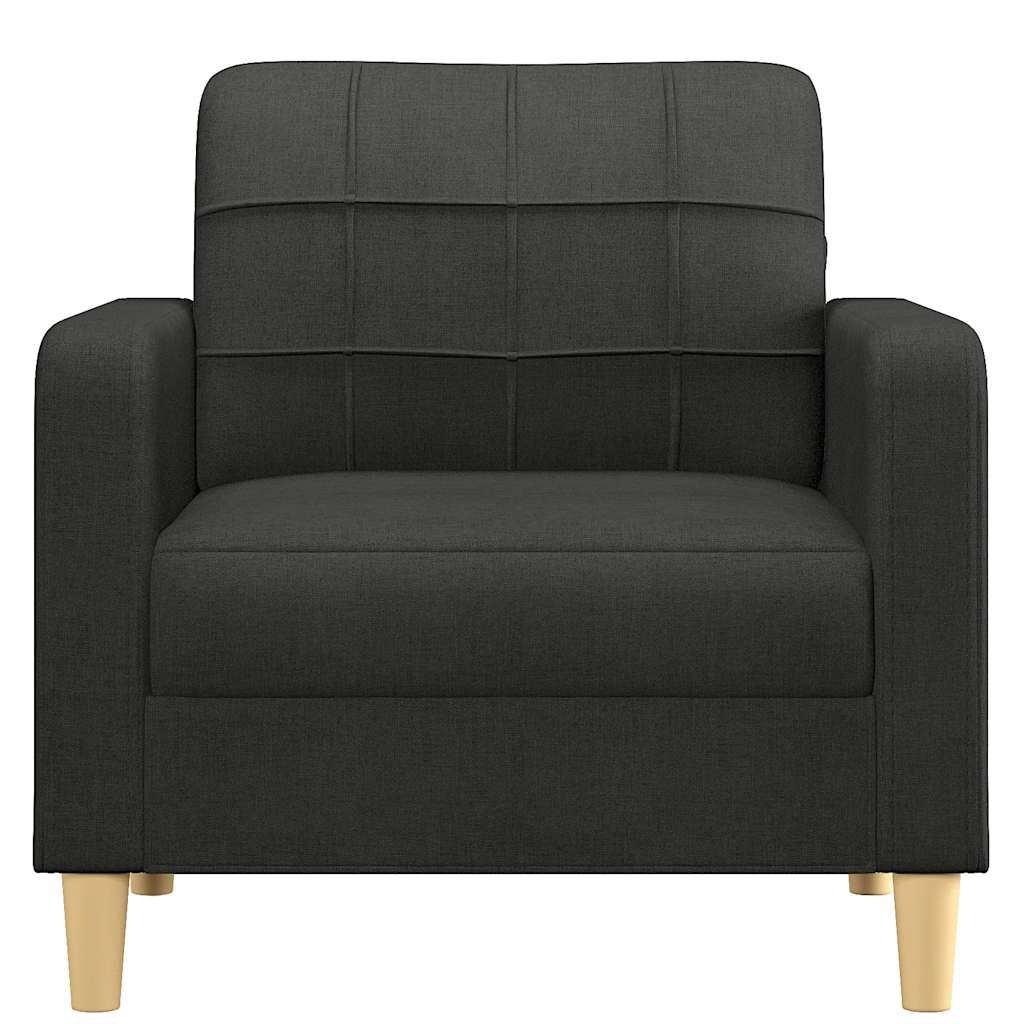 Vidaxl Fauteuil moderne en tissu noir - Jusqu'à 35% de réduction