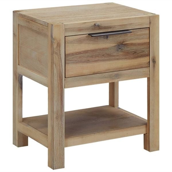 Vidaxl Table de chevet bois d'acacia massif - Jusqu'à 34% de remise