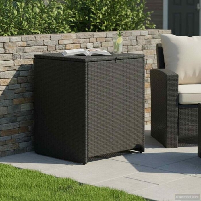 Vidaxl Coffre de jardin en acier 55x55x69 cm - Jusqu'à -34% de remise