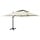 Parasol déporté 400x300 cm - Sable - Jusqu'à -35% sur l'outlet