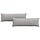 Lot de 2 coussins gris nuage 120x40cm - Jusqu'à 33% de remise