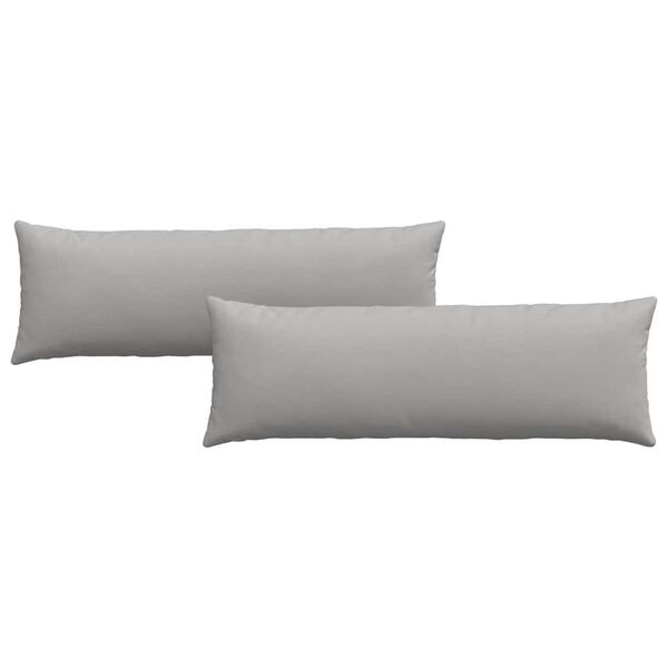 Vidaxl Lot de 2 coussins gris nuage 120x40cm - Jusqu'à 33% de remise