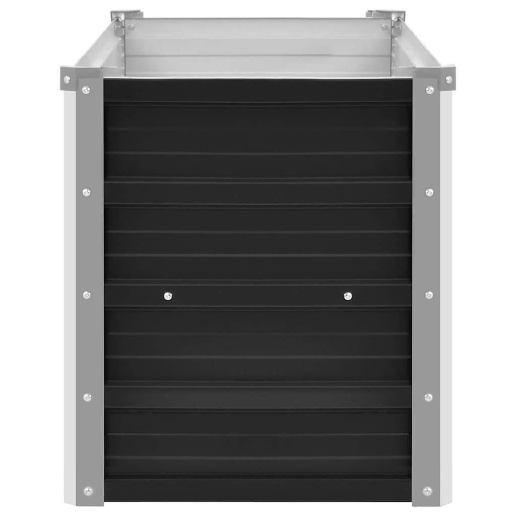 Vidaxl Bac de jardin surélevé en acier anthracite 100x40x45 cm - Jusqu'à -32%