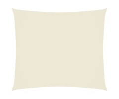 Vidaxl Voile d'ombrage rectangulaire 2 x 2,5 m Crème - 49% de remise
