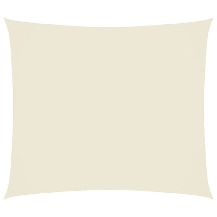 Vidaxl Voile d'ombrage rectangulaire 2x2,5m Crème - Jusqu'à -32%
