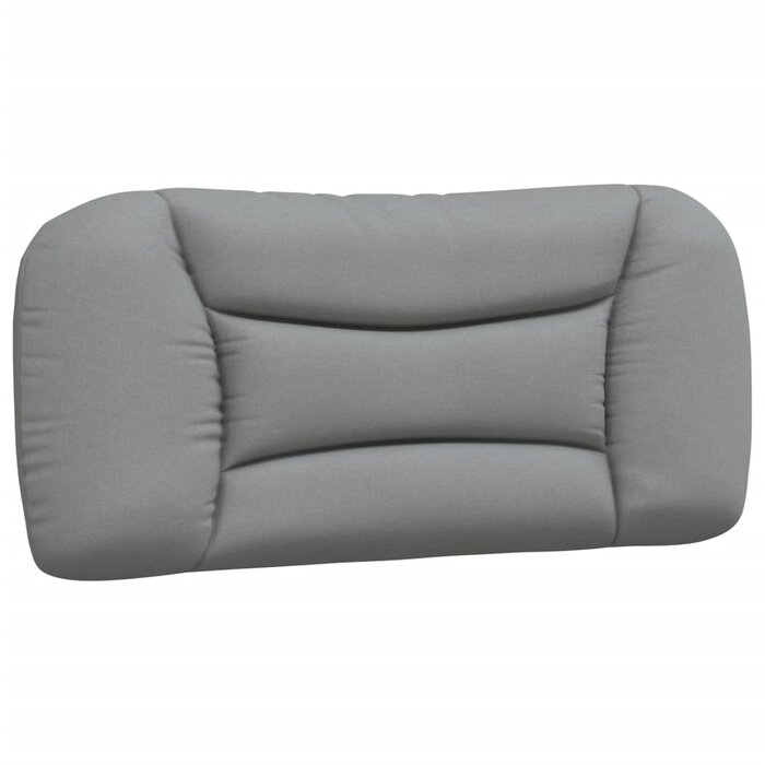 Vidaxl Coussin de tête de lit Hvar 90 cm gris - Jusqu'à -33% sur l'outlet