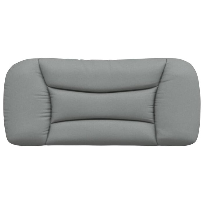 Vidaxl Coussin de tête de lit Hvar 90 cm gris - Jusqu'à -33% sur l'outlet