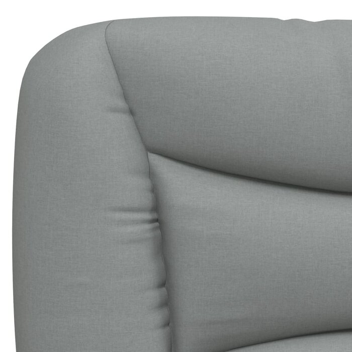 Vidaxl Coussin de tête de lit Hvar 90 cm gris - Jusqu'à -33% sur l'outlet