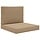 Coussin de banc extérieur taupe 60x60cm - Jusqu'à 34% de remise