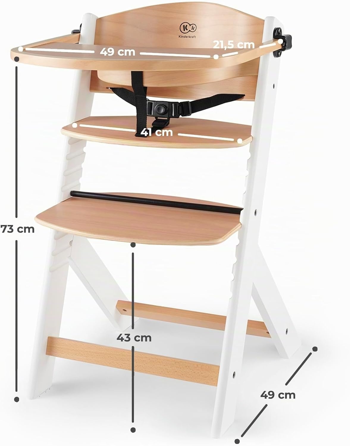 Amazon Chaise haute évolutive 3-en-1 en bois - Jusqu'à -34% de remise