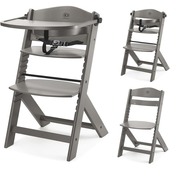 Amazon Chaise haute évolutive 3-en-1 en bois - Jusqu'à -34% de remise