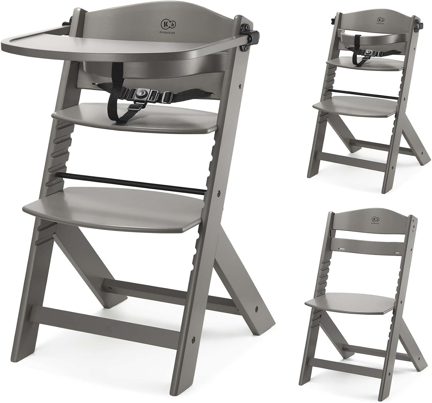 Amazon Chaise haute évolutive 3-en-1 en bois - Jusqu'à -34% de remise