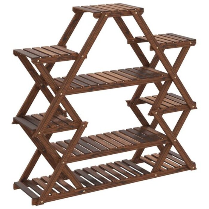Vidaxl Étagère à plantes bois massif 110x105cm - Jusqu'à -34%