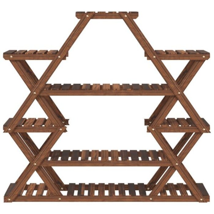 Vidaxl Étagère à plantes bois massif 110x105cm - Jusqu'à -34%