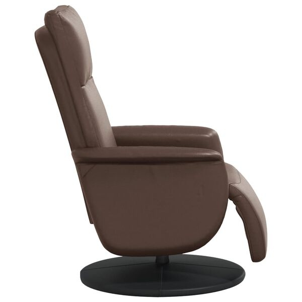 Vidaxl Fauteuil inclinable en similicuir marron - Jusqu'à 35% de réduction