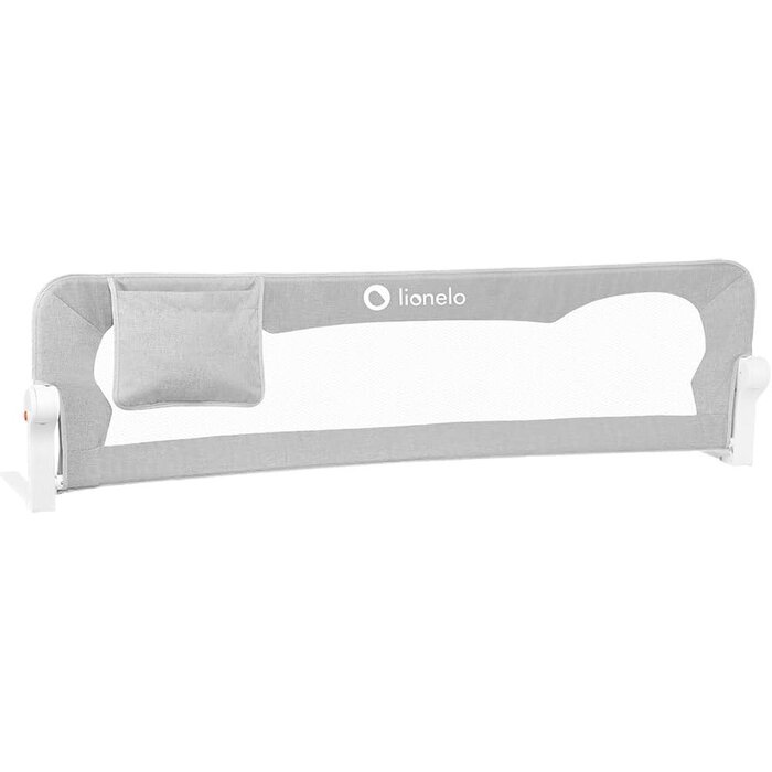 Lionelo Barrière de sécurité lit enfant 150x42 cm - Gris chiné - Jusqu'à -33%