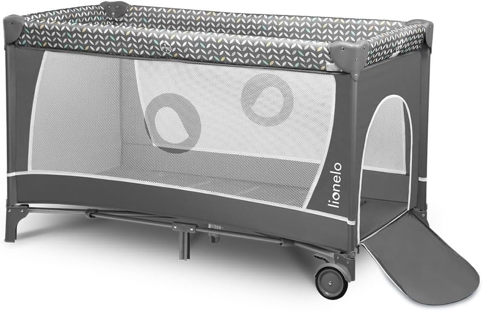 Lionelo Lit parapluie et parc 2-en-1 avec table à langer - Jusqu'à -35%