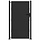 Portillon de jardin acier noir 110x180cm - Jusqu'à -35% sur l'outlet