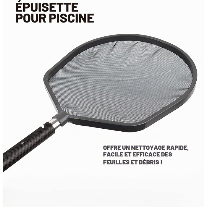 Épuisette de surface haute précision pour piscine - Jusqu'à 80% de réduction
