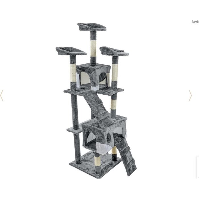 Viking Choice Arbre à chat XXL 170 cm avec 2 maisons - Jusqu'à 34% de remise