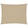 Voile d'ombrage rectangulaire 3,5x5m beige - Jusqu'à -34% de remise