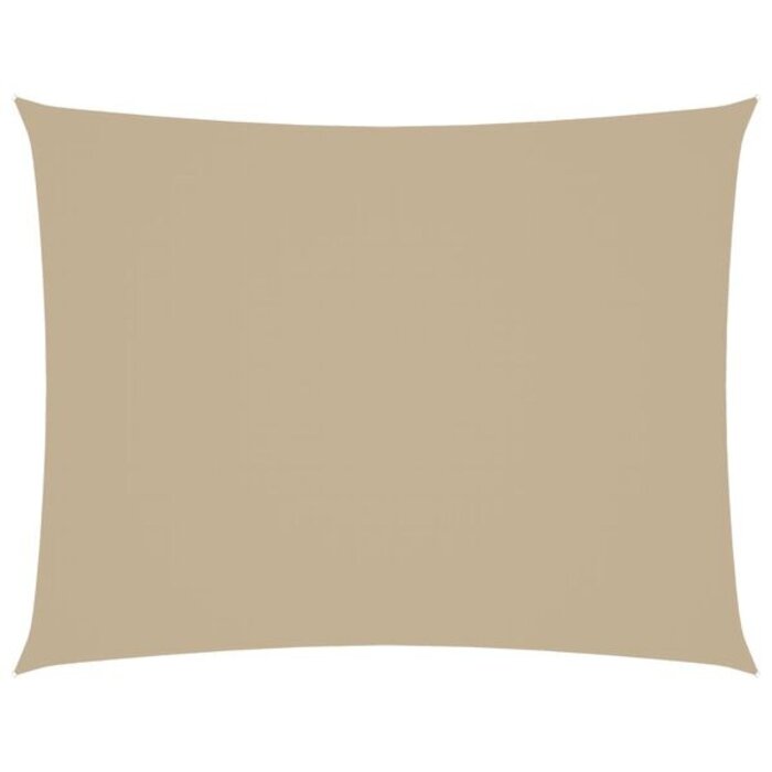 Vidaxl Voile d'ombrage rectangulaire 3,5x5m beige - Jusqu'à -34% de remise