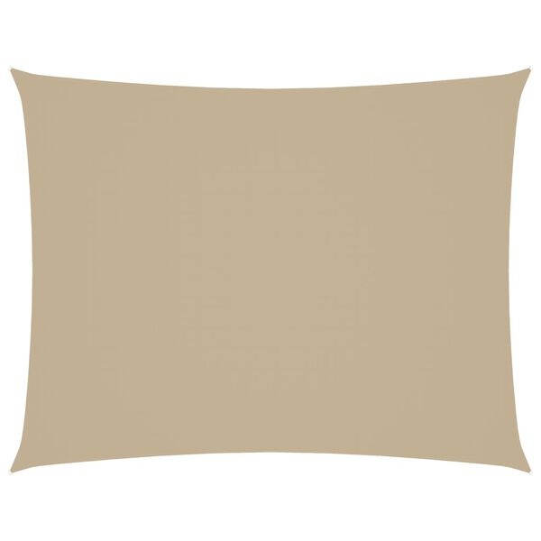 Vidaxl Voile d'ombrage rectangulaire 3,5x5m beige - Jusqu'à -34% de remise