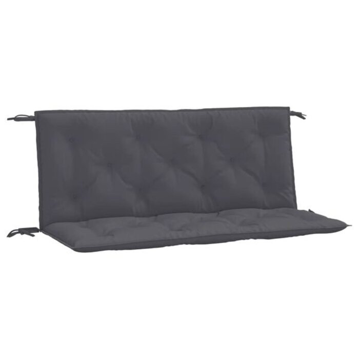 Vidaxl Lot de 2 coussins de banc 120x50 cm, anthracite - Jusqu'à -32% sur l'outlet