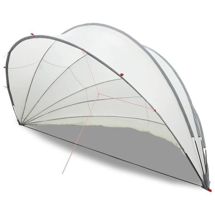 Vidaxl Dôme de piscine pliable 592cm - Protection UV - Jusqu'à -35% sur l'outlet