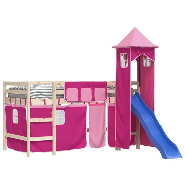 Vidaxl Rideaux pour lit mezzanine rose - Jusqu'à 41% de réduction