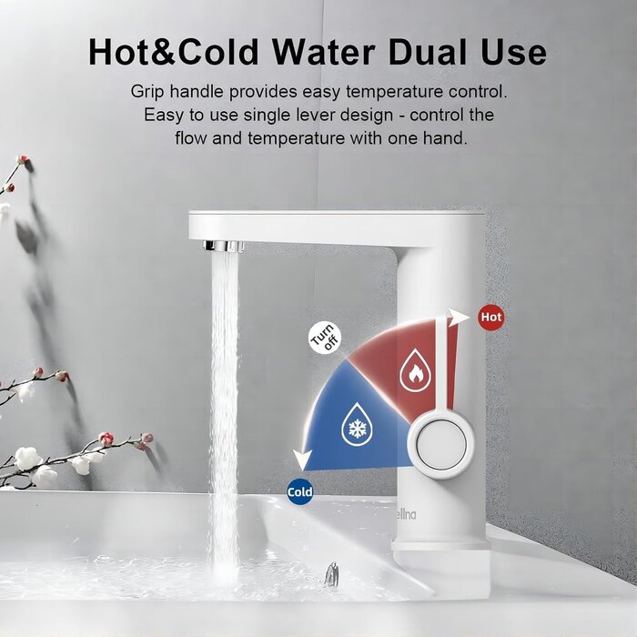 Robinet électrique eau chaude instantanée avec écran - Jusqu'à -29%
