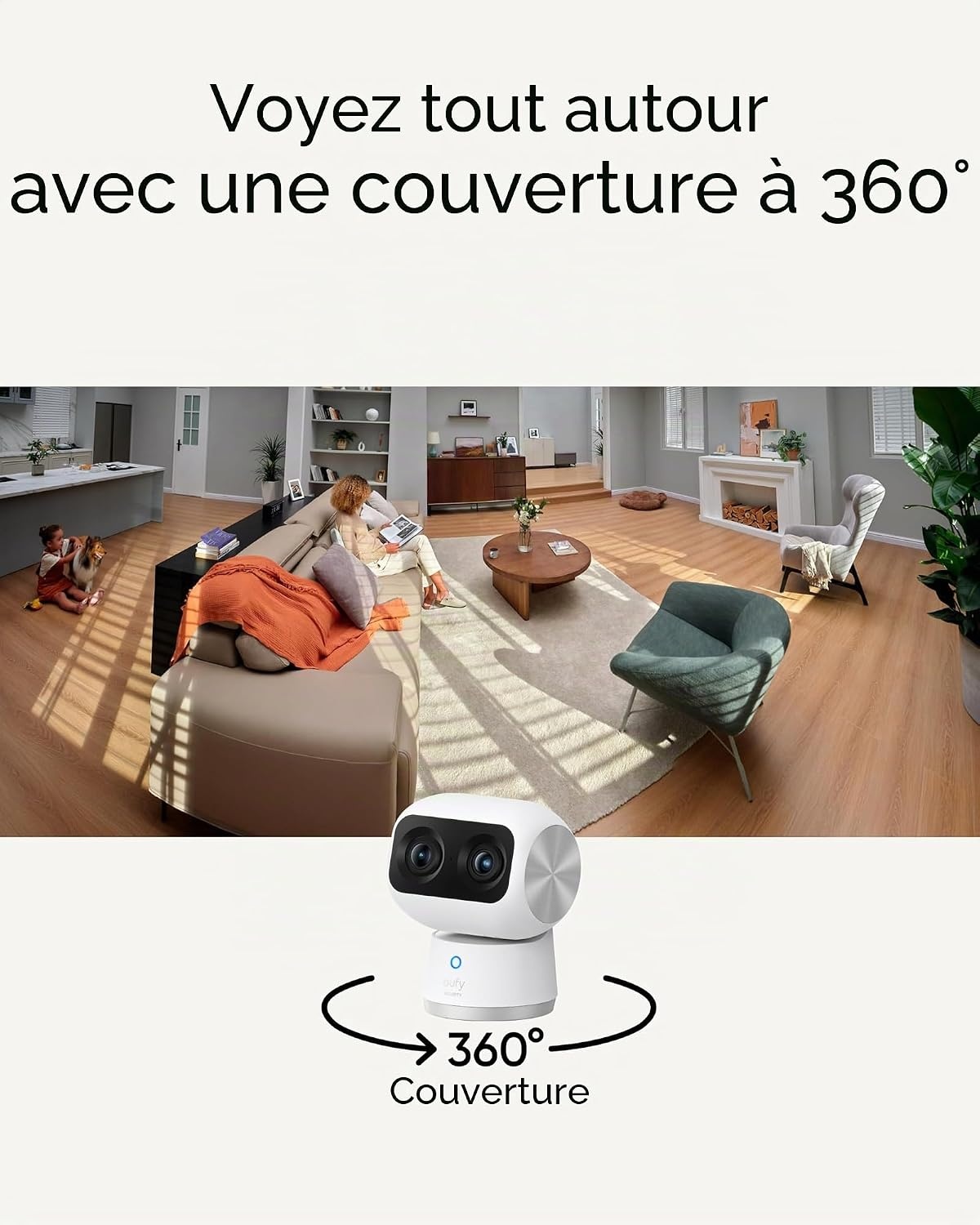 Caméra de surveillance 4K UHD 360° - Jusqu'à -35% sur nos modèles outlet