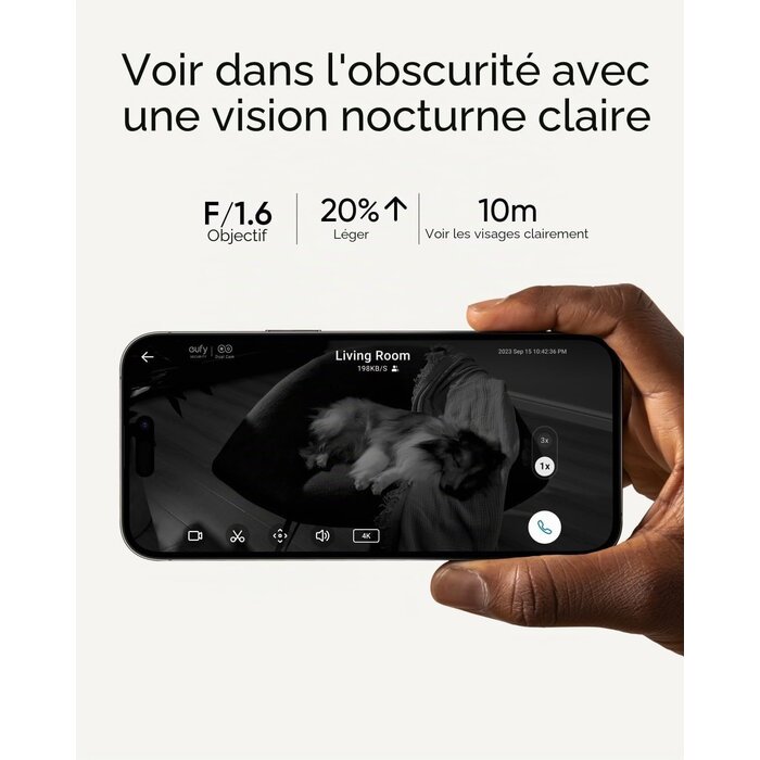 Caméra de surveillance 4K UHD 360° - Jusqu'à -35% sur nos modèles outlet