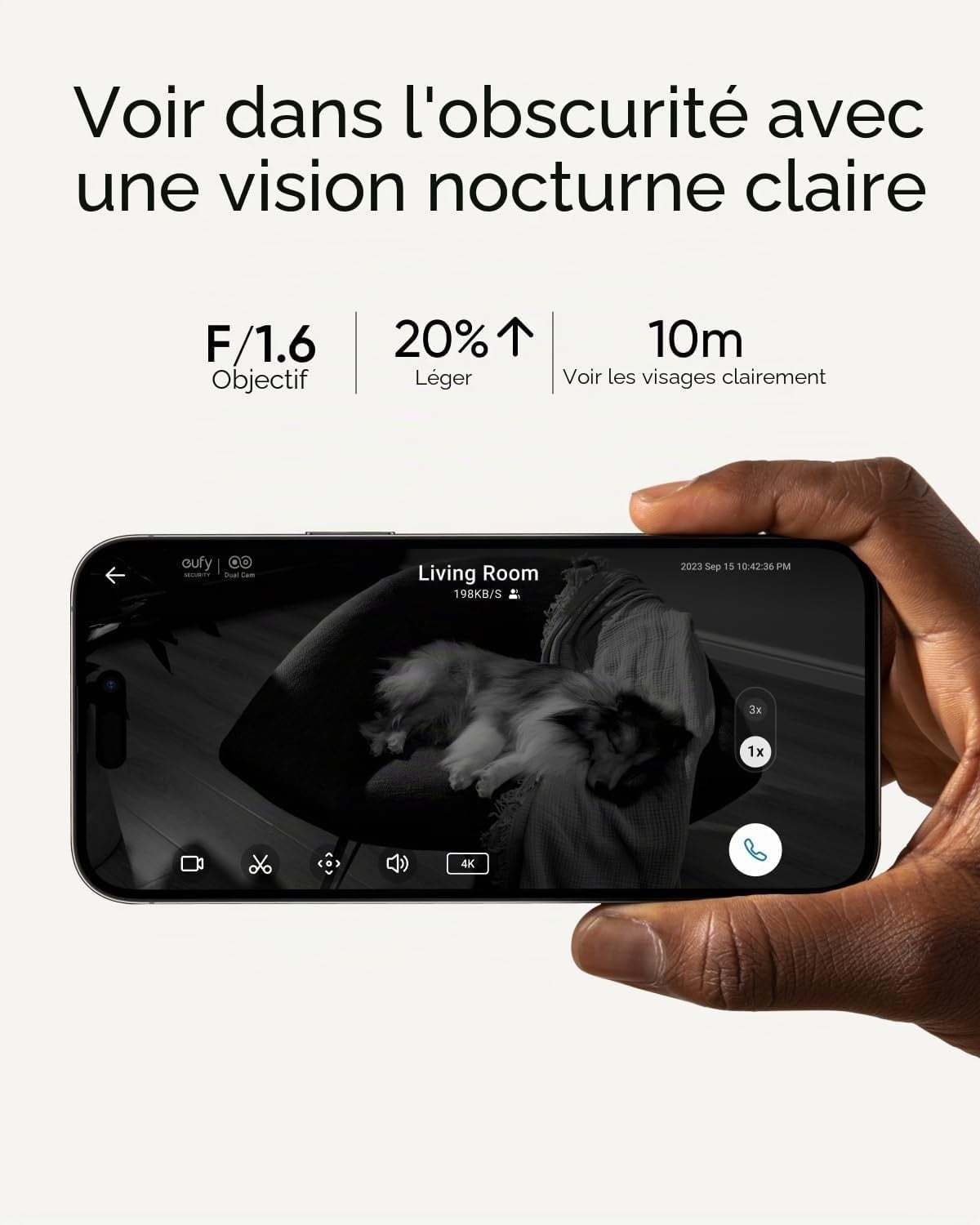 Caméra de surveillance 4K UHD 360° - Jusqu'à -35% sur nos modèles outlet