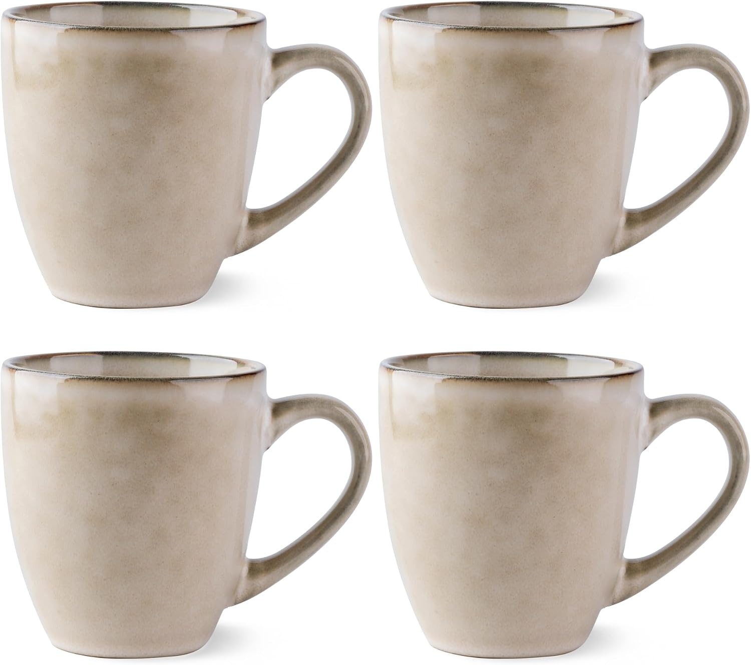 Set de 4 Tasses en Céramique 340ml - Jusqu'à 38% de remise