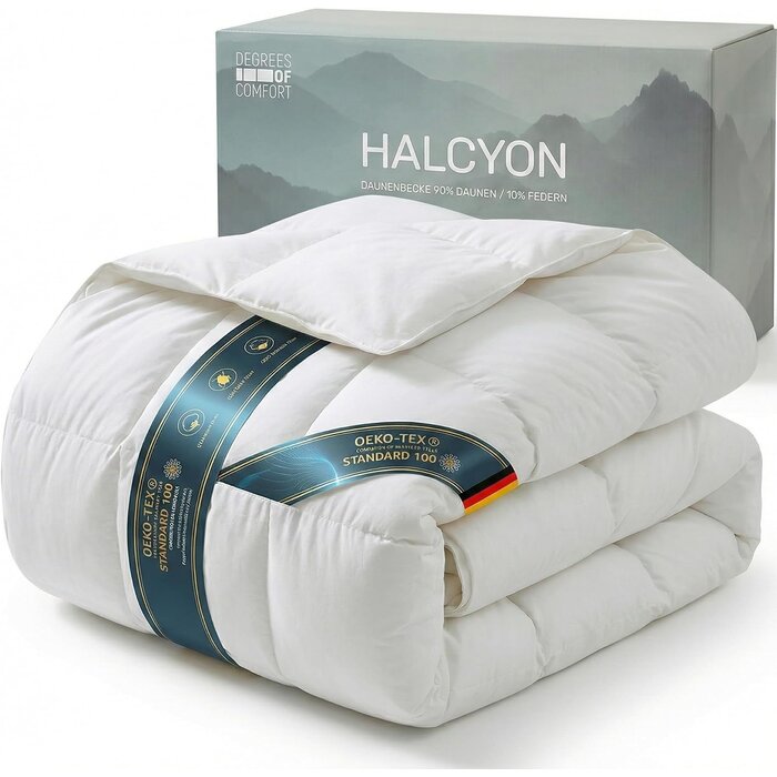 Couette duvet et plumes 135x200cm - Jusqu'à -29% sur votre confort nocturne