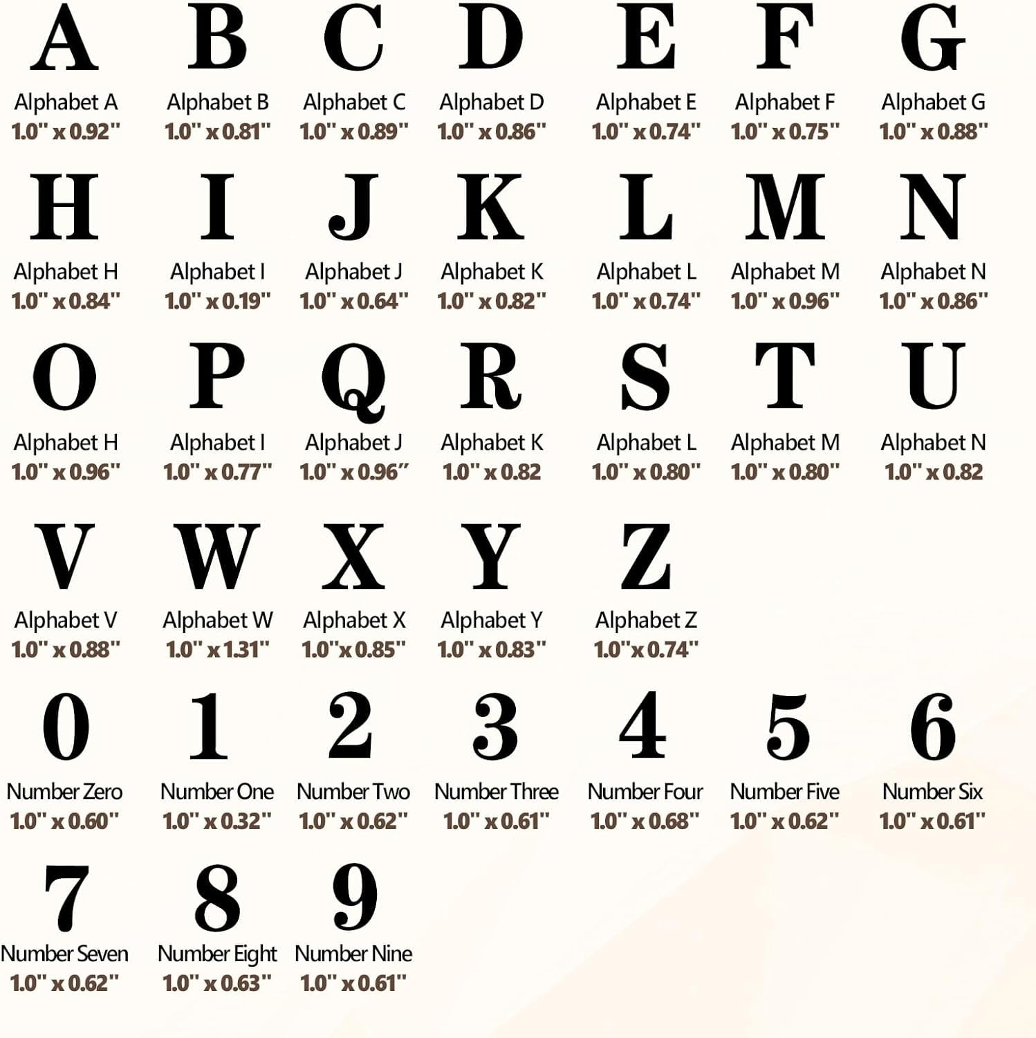 Kit de fer à marquer 26 lettres et 10 chiffres - Jusqu'à -33% sur l'outlet