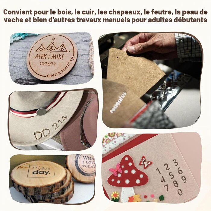 Kit de fer à marquer 26 lettres et 10 chiffres - Jusqu'à -33% sur l'outlet