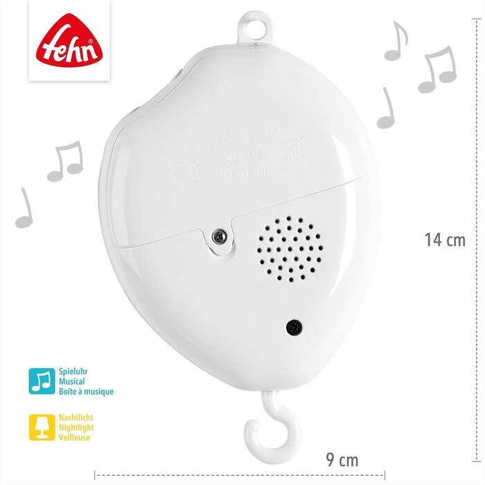 Mécanisme musical pour mobile bébé - Veilleuse & MP3 - Jusqu'à -44%
