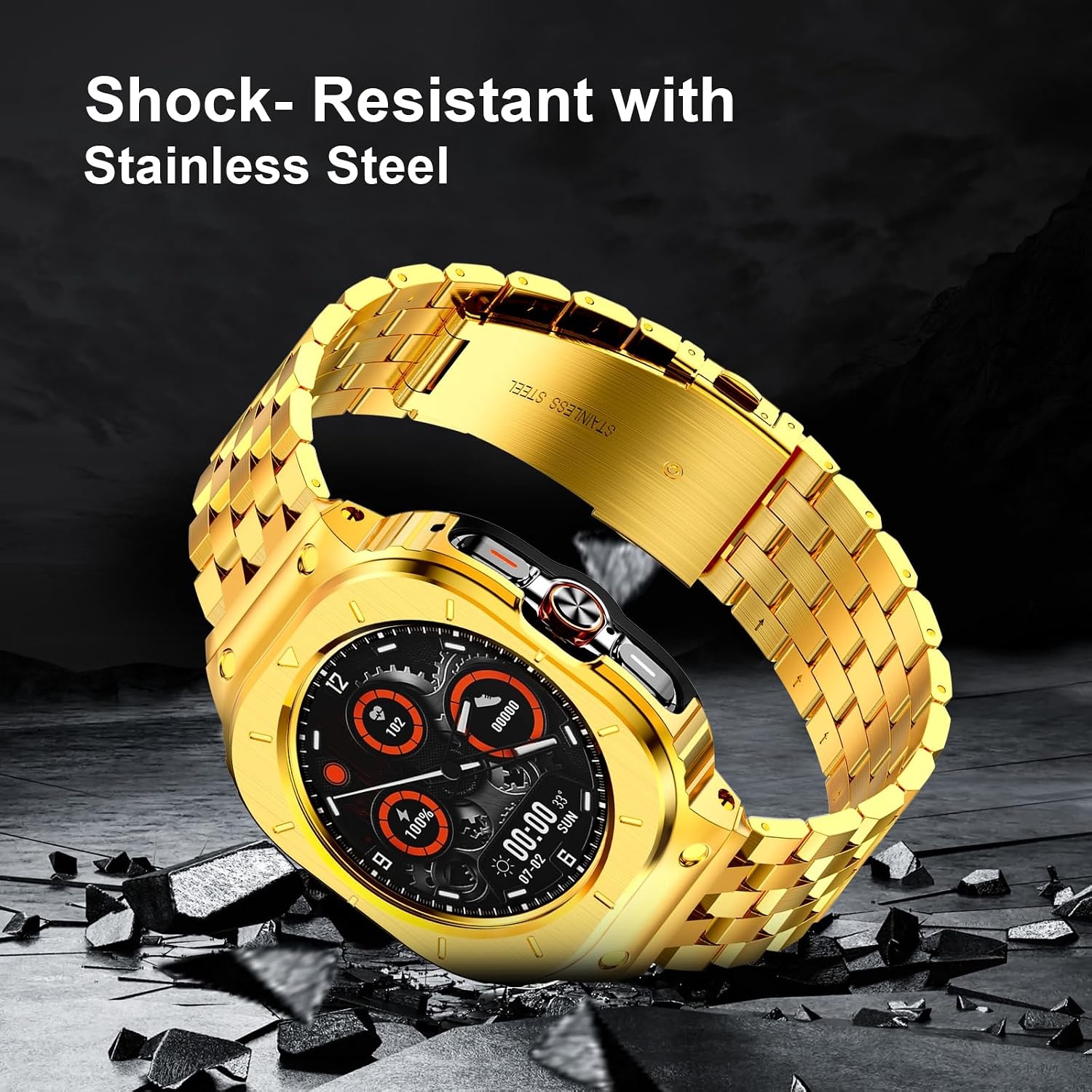 Boîtier et bracelet Acier pour Galaxy Watch Ultra - Jusqu'à -52% de remise
