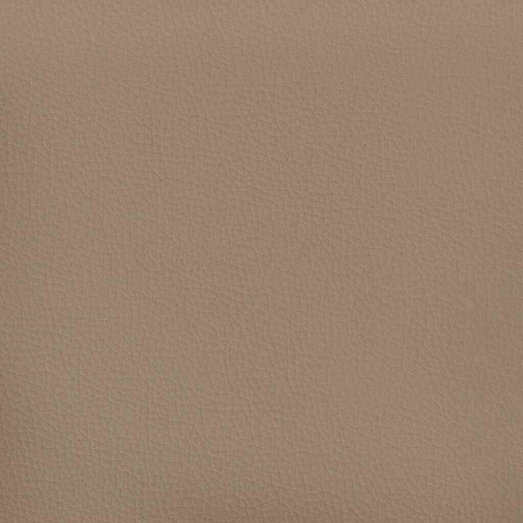 Vidaxl Lot de 2 coussins similicuir 40x40 cm - Cappuccino - Jusqu'à -29%