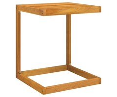 Vidaxl Table d'appoint en bois d'acacia massif en forme de C - 52% de remise